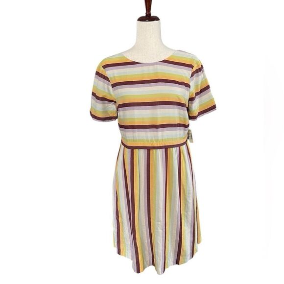 NWT Madewell striped dress size 2 - Picture 1 of 10
